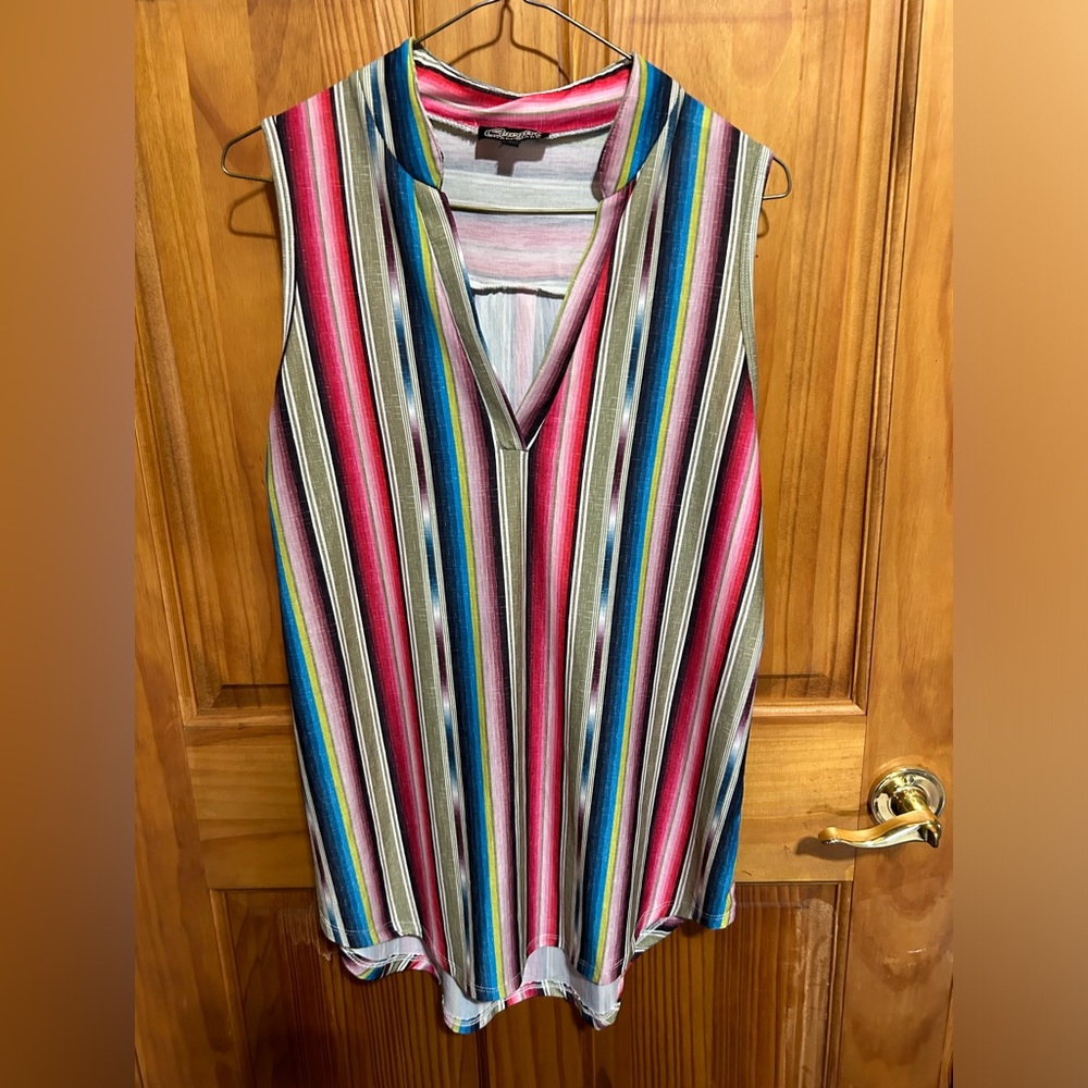 Cowgirl Hardware Serape print Top